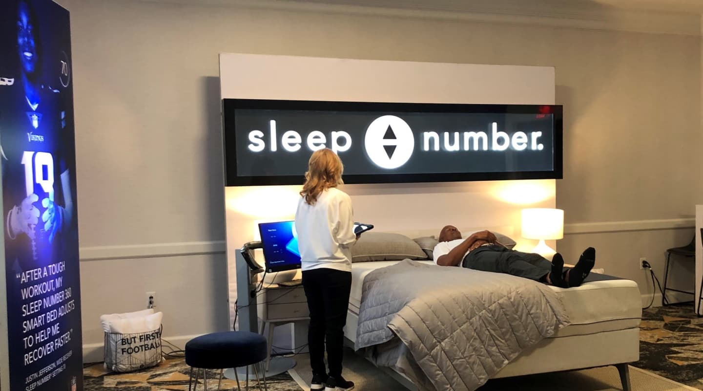 Sleep number logo sale