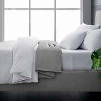 Warming blanket that has adjustable heat shown in 3 different colors
