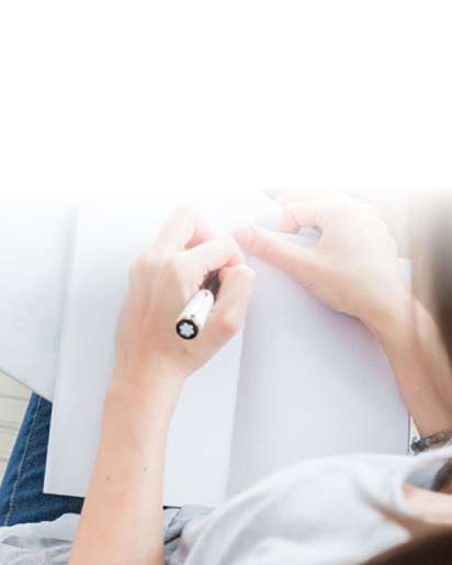 woman writing down plans