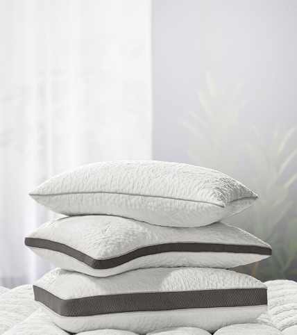 Pillows for neck pain, pillows for shoulder pain, pillows for back sleepers, pillows for side sleepers, pillows for hot sleepers, adjustable pillows, pillows for travel, pillows for reading