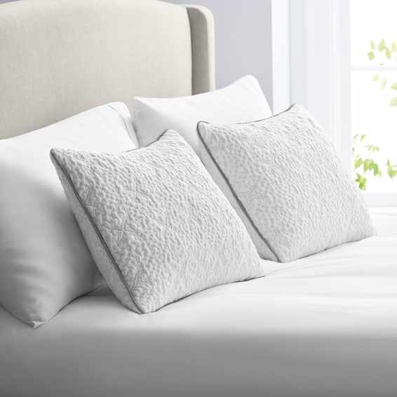 Sleep Number ResponsFit Hypoallergenic Curved Pillow - King Size, Microfiber, Cooling