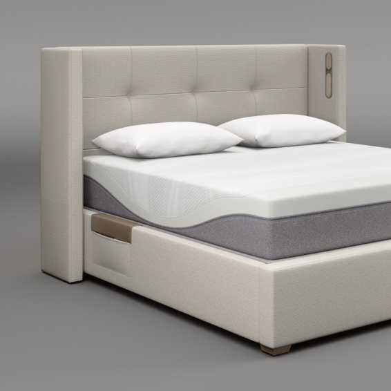 Box Tufted Buttonless Bed | Sleep Number