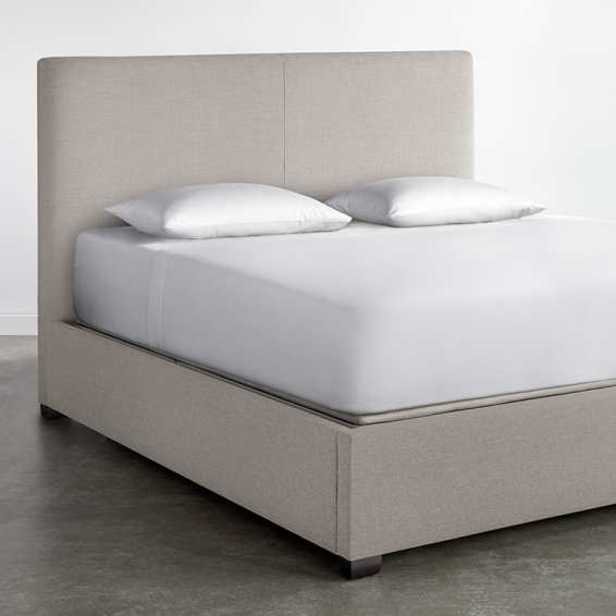 Sleep Number Tailored Panel Upholstered Bed