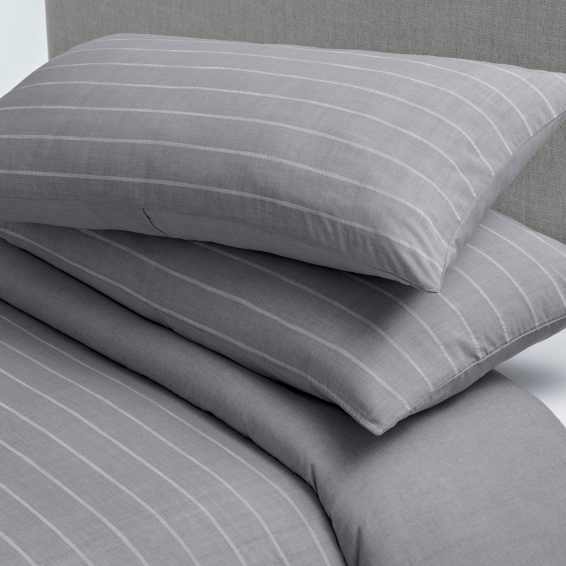 Puckered Stripe duvet cover set | Sleep Number