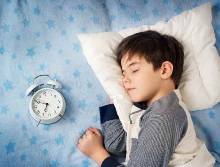 profile of a person's head on graphic background