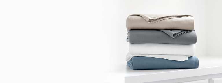 Stack of temperature balancing True Temp bedding