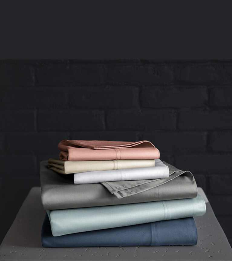Stack of temperature balancing True Temp bedding