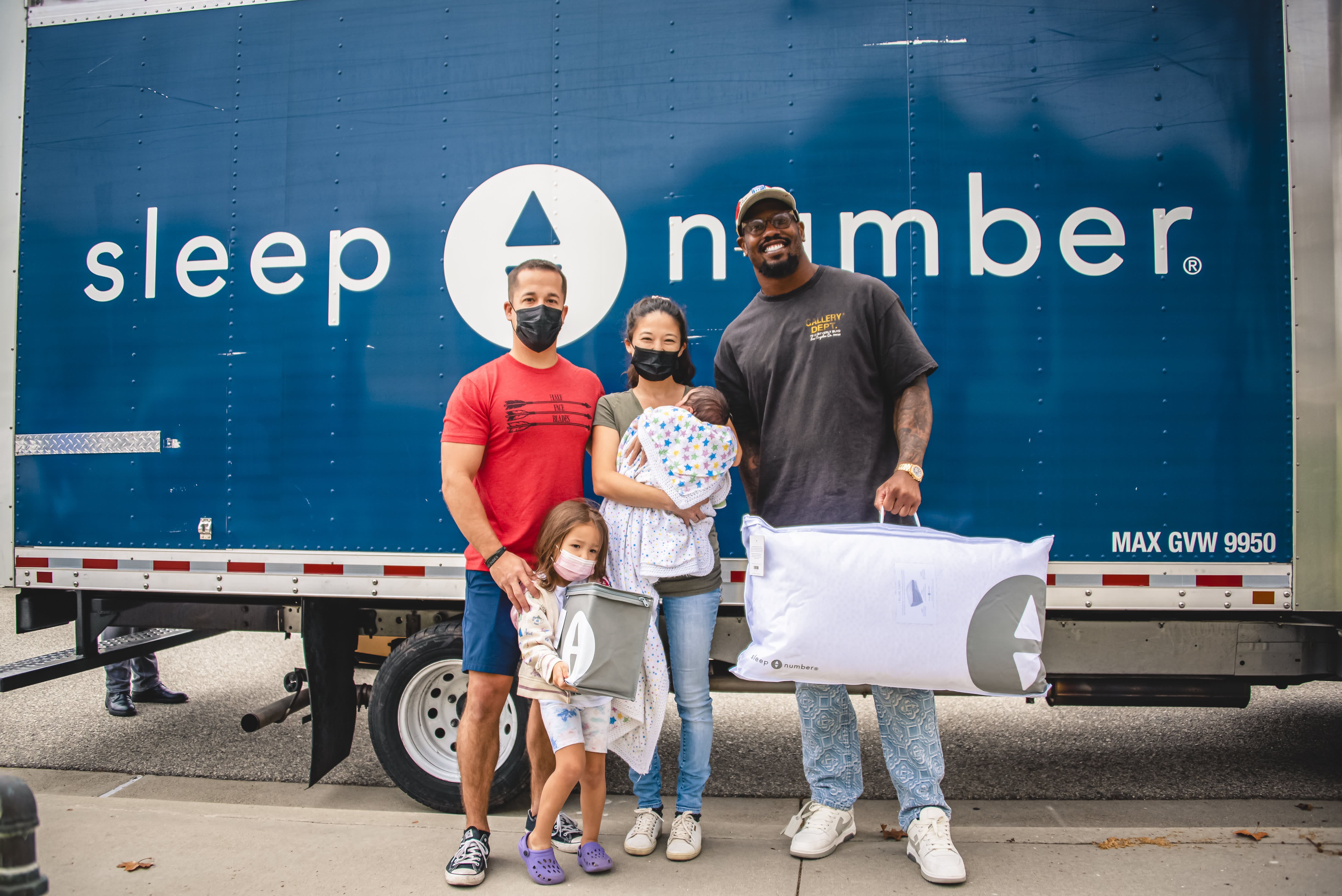 Military Family Wins Sleep Number Bed, Surprised During LA Rams Event - Sleep  Number