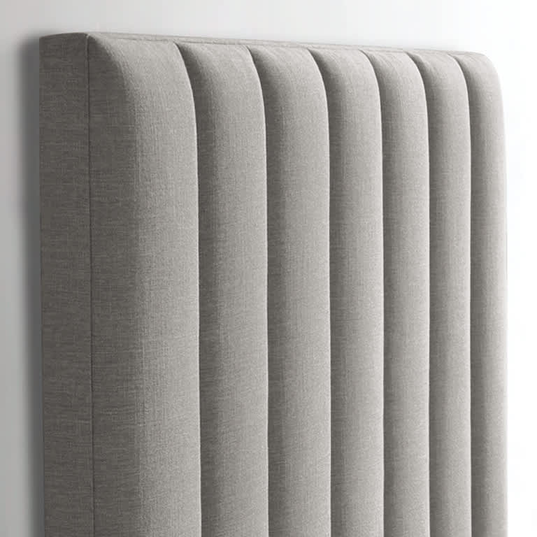 Upholstered channel shop headboard