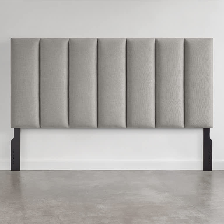 Sleep Number Vertical Channel Upholstered Headboard Sleep Number in Irvine CA