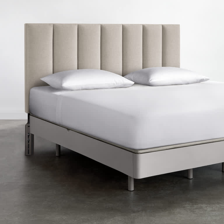 Vertical Channel Upholstered Headboard Sleep Number