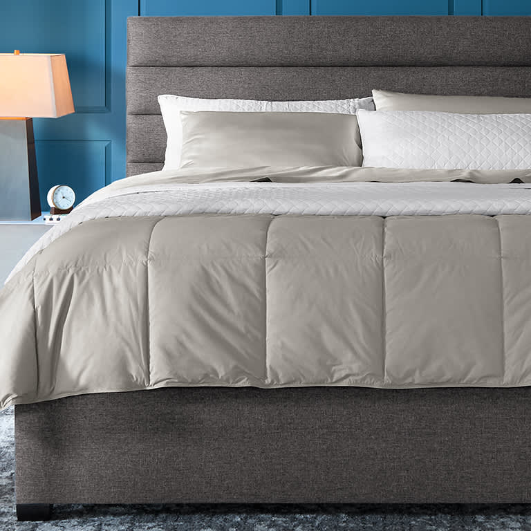 Horizontal Channel Upholstered Bed