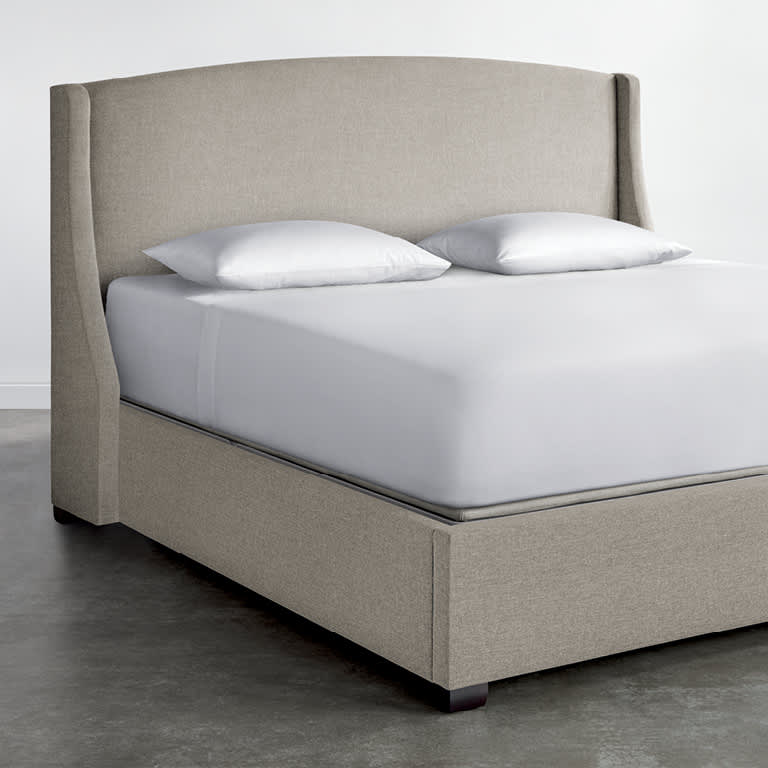Refined Sidewing Upholstered Bed