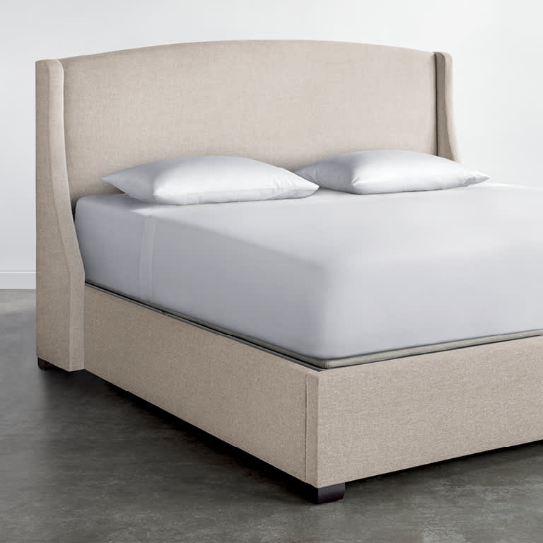 Refined Sidewing Upholstered Bed