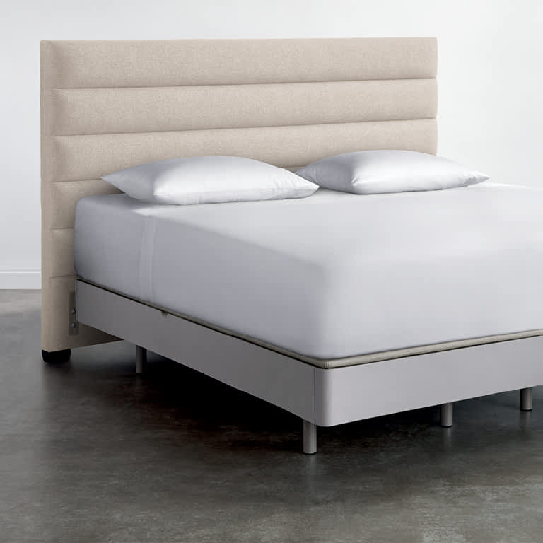 Horizontal Channel Upholstered Headboard