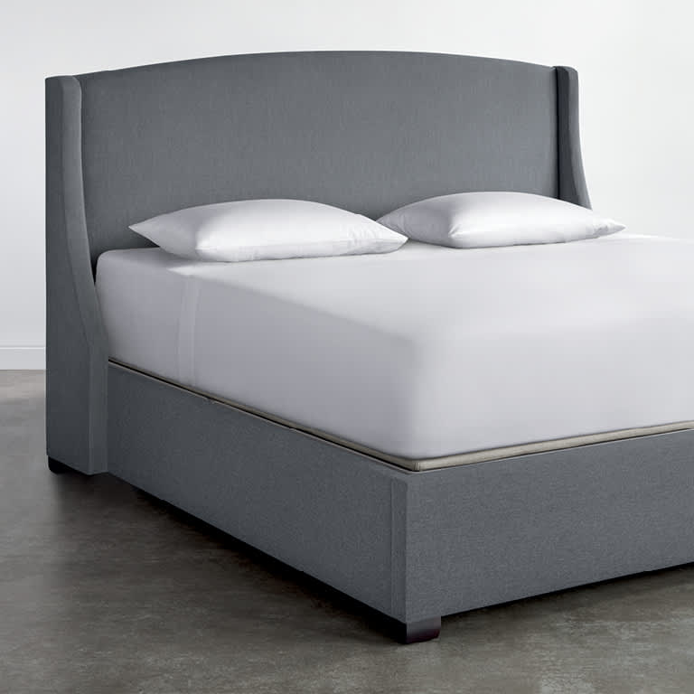 Refined Sidewing Upholstered Bed