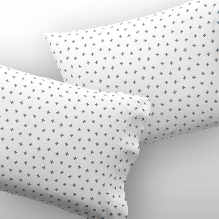 Cotton Pillowcase Set Standard King Size Sleep Number
