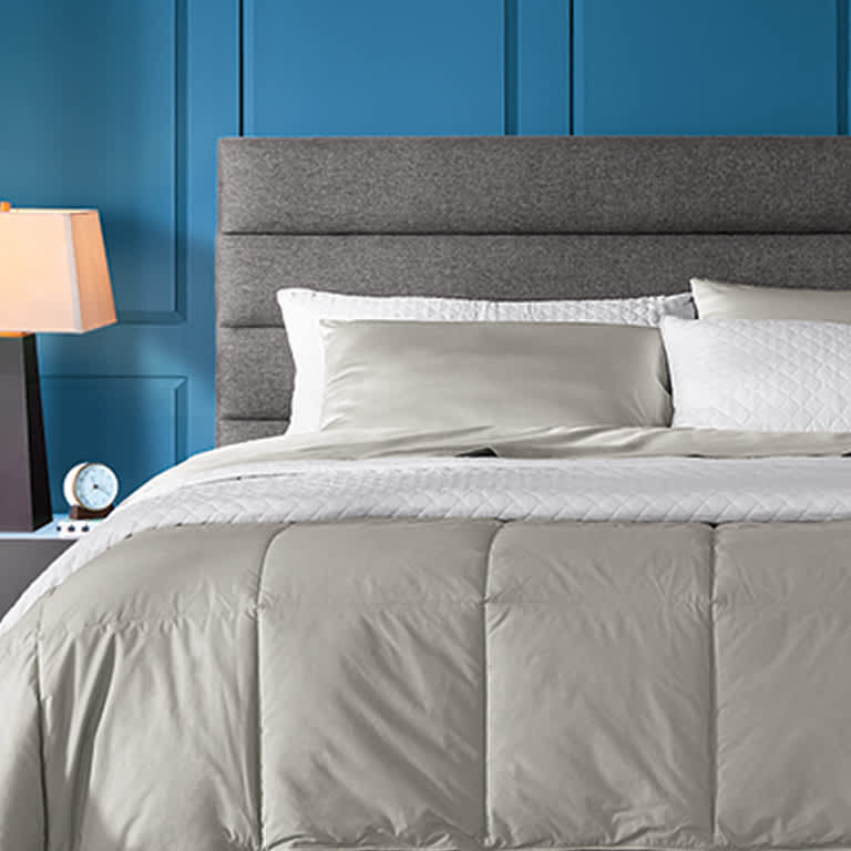 Horizontal Channel Upholstered Headboard Sleep Number