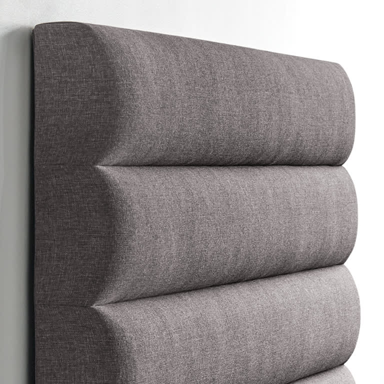 Horizontal Channel upholstered headboard Sleep Number