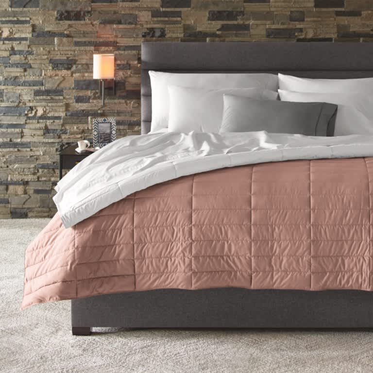 Sleep Number True Temp Blanket - Soft Rose - King