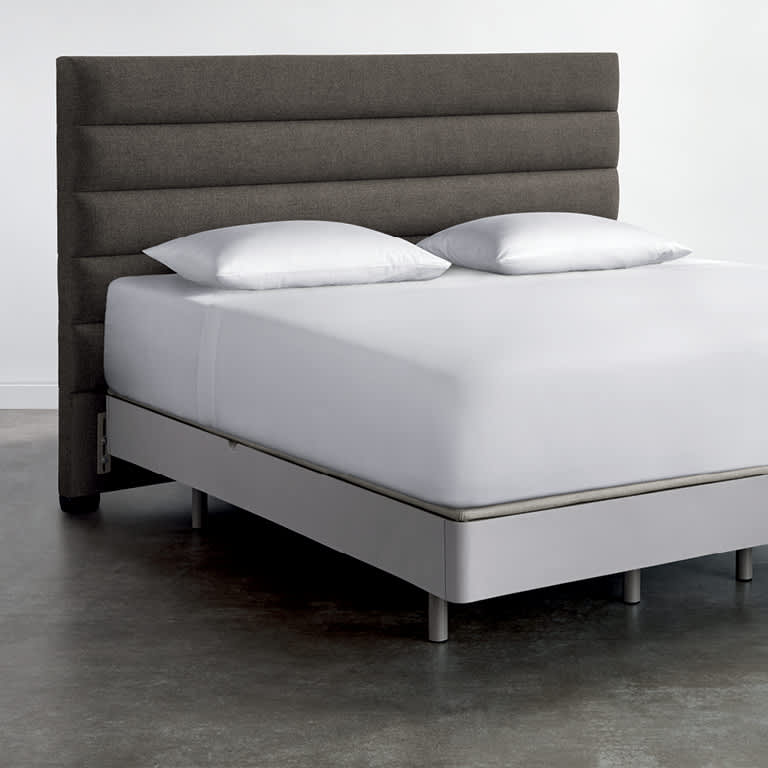 Lifestorey teagan queen channel upholstered bed sale