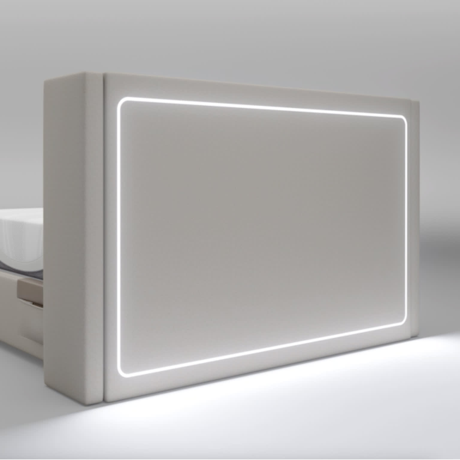 Soft Modern Upholstered Bed