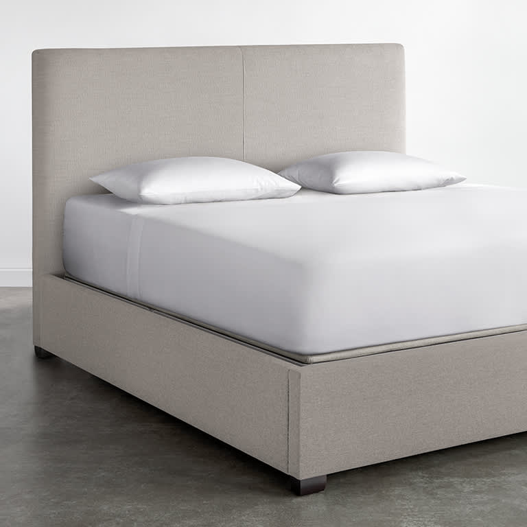 Tailored Panel Upholstered Bed