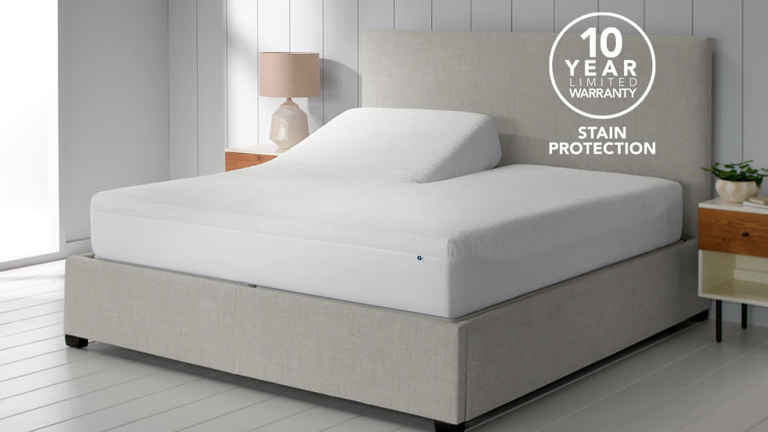 total protection mattress pad sleep number queen