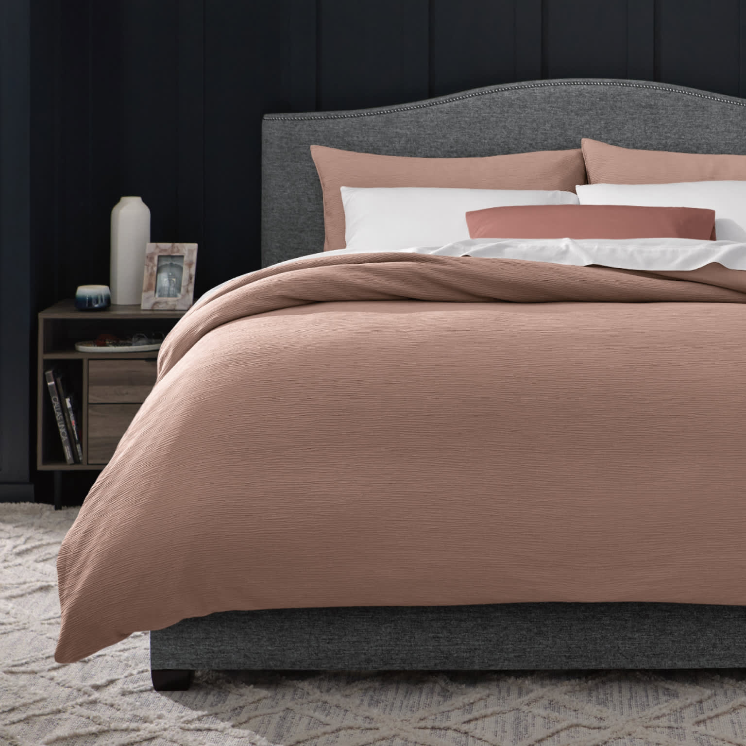 Rippled Duvet Cover Set