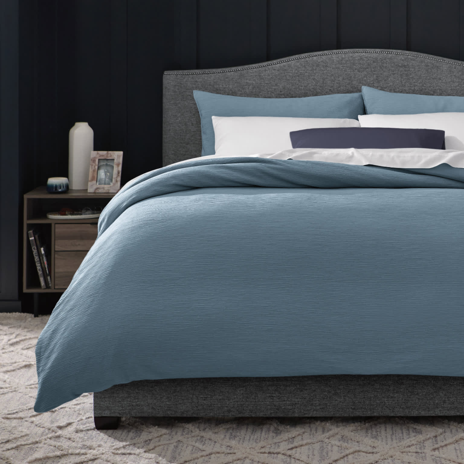 Rippled Duvet Cover Set