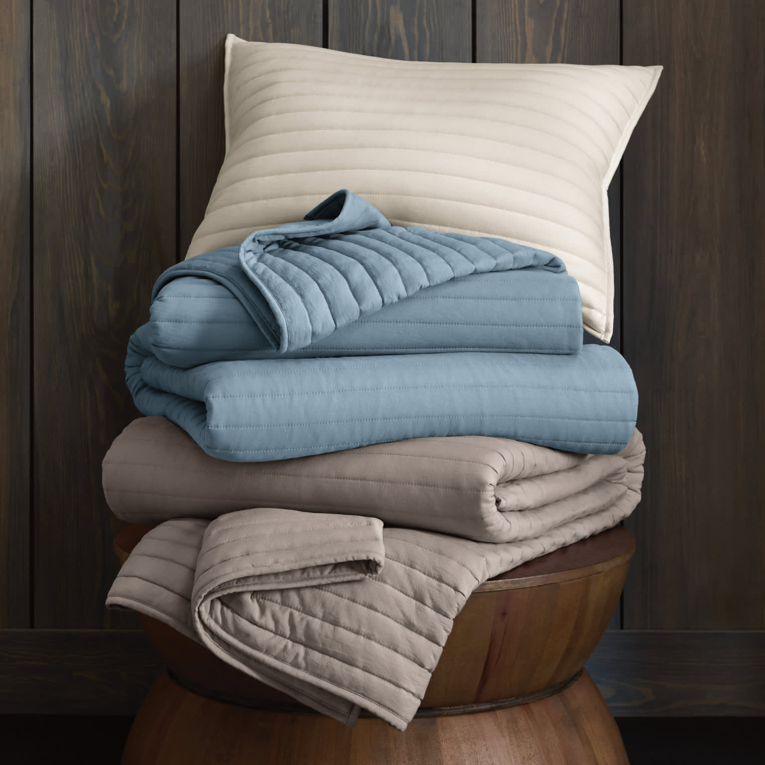 Channel Quilted Coverlet Set Bedding Sleep Number