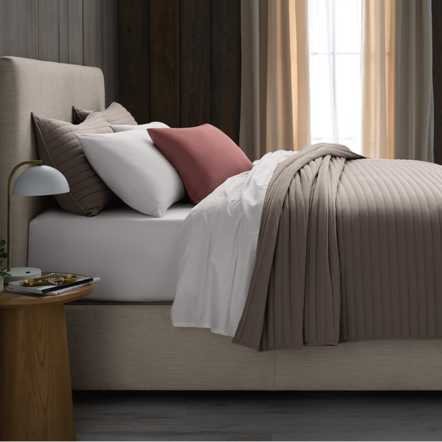 Channel Quilted Coverlet Set Bedding Sleep Number