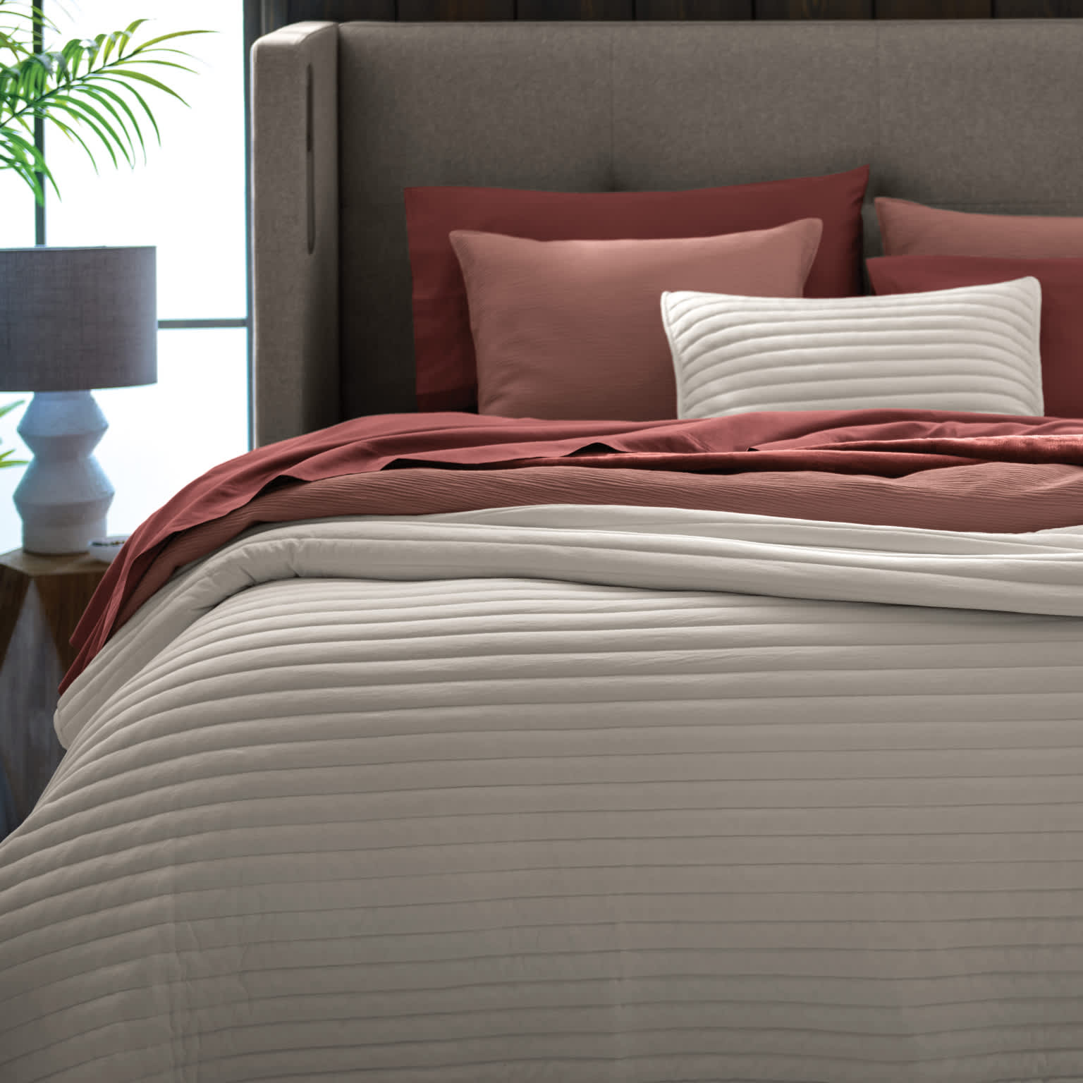 Channel Quilted Coverlet Set Bedding Sleep Number