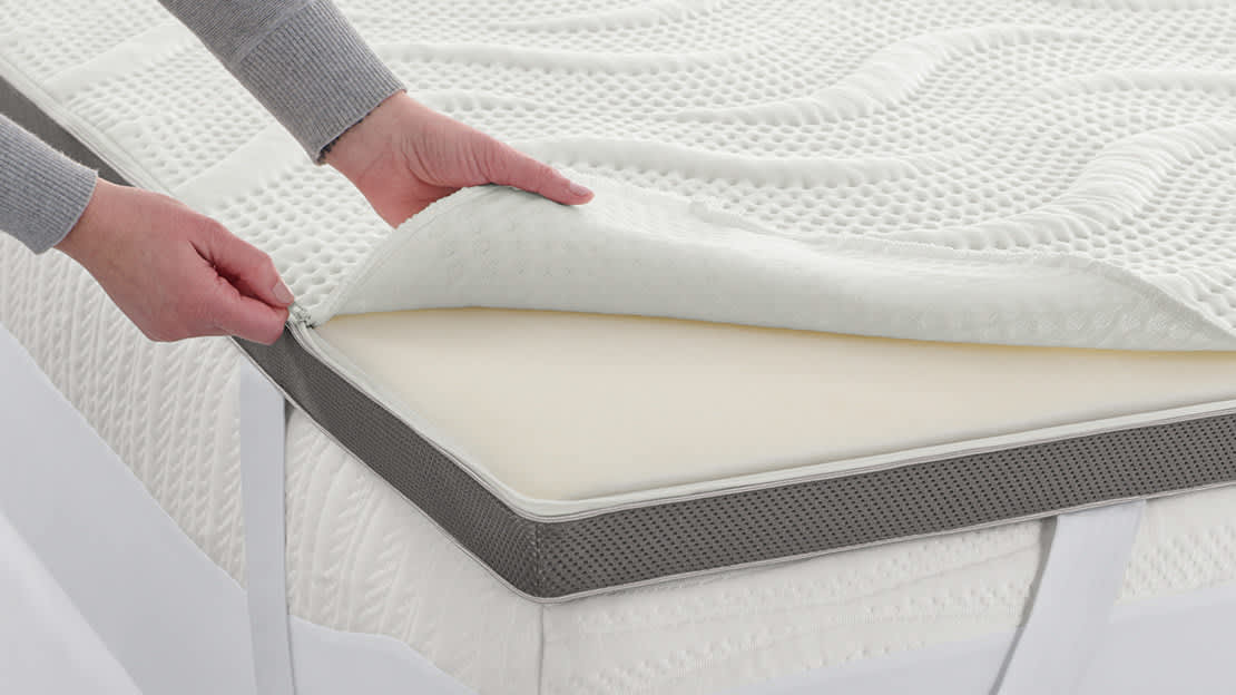 10 Inches Air Foam Pressure Relief Bed Mattress with Removable Soft Cover-Queen Size - Color: White - Size: Queen Size