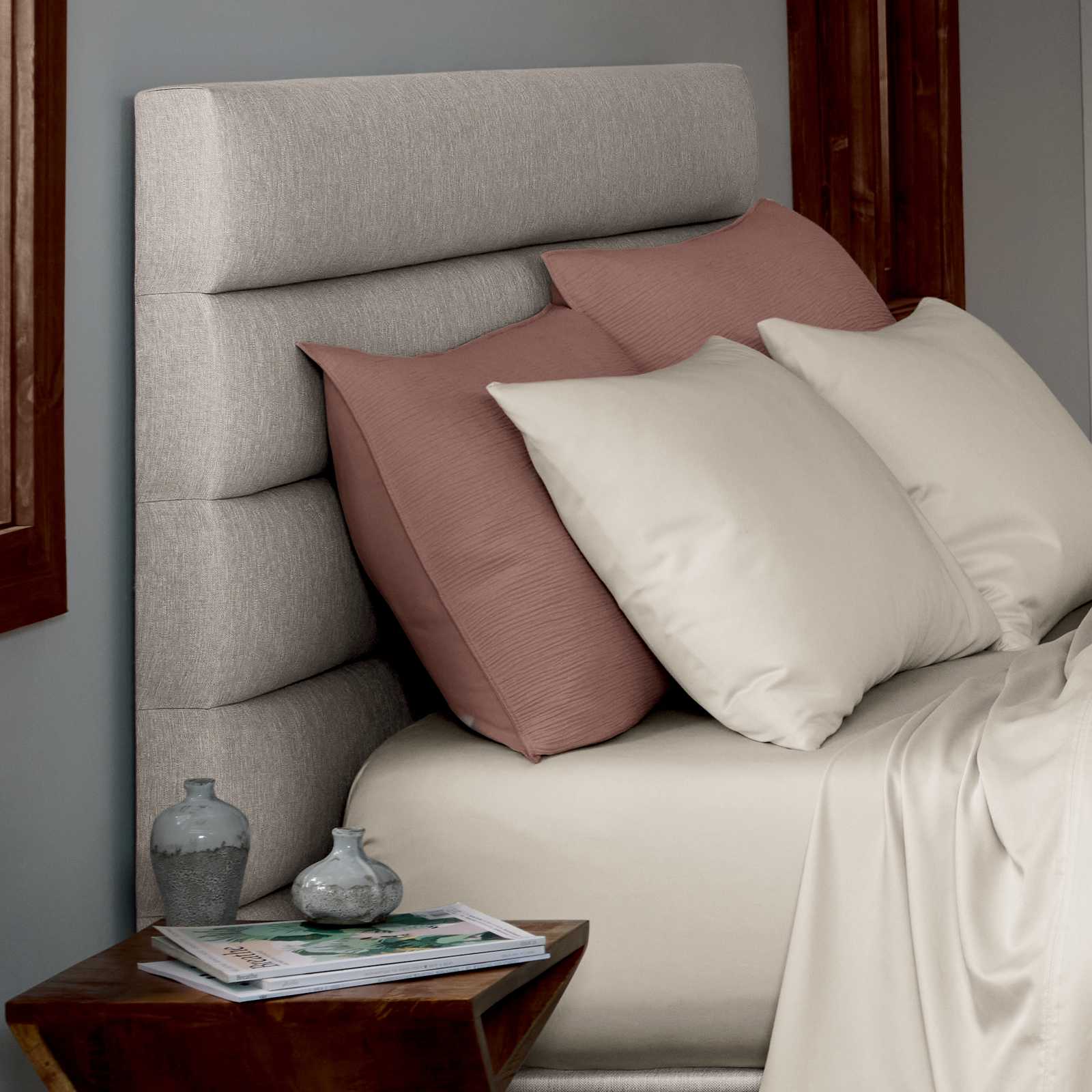 Horizontal upholstered headboard discount