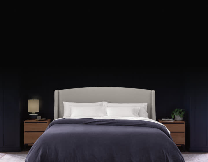 Soft Modern upholstered bed - Sleep Number