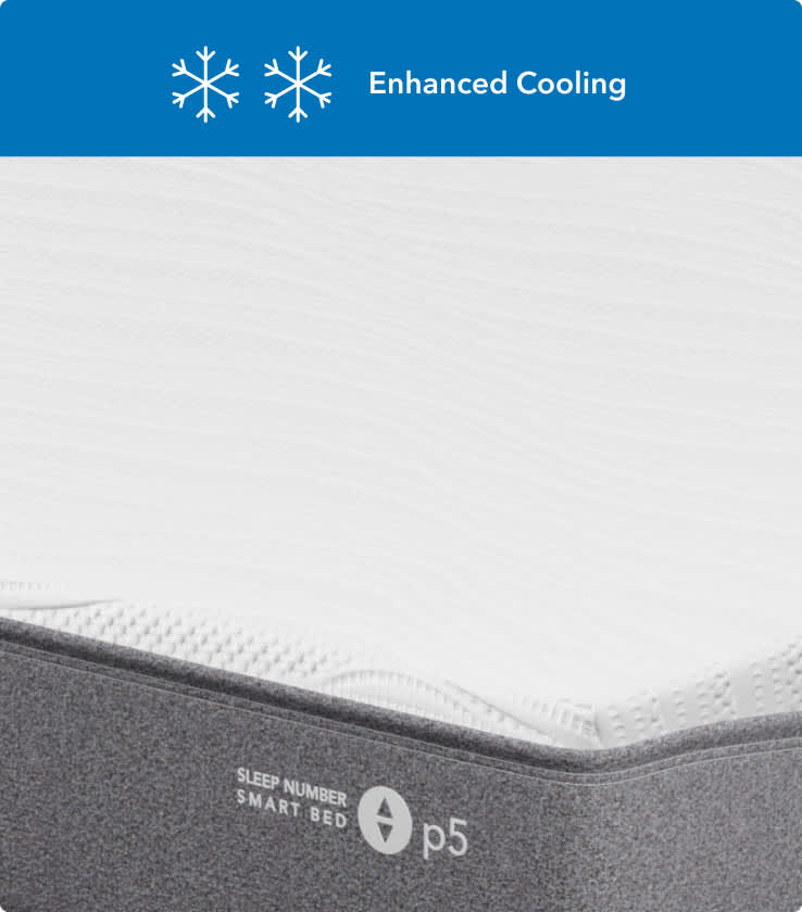 Cooling sleep number outlet bed