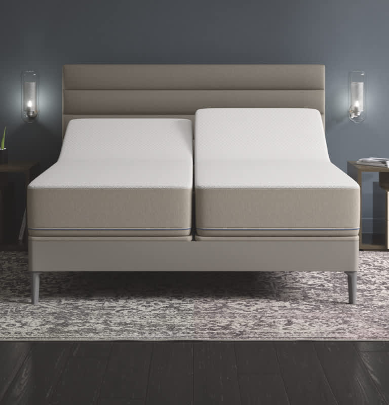 Sleep number top double bed