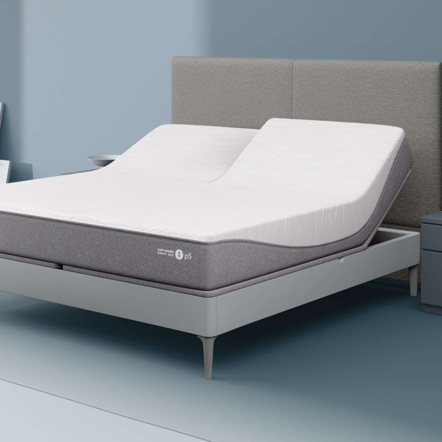 Sleep Number p5 mattress with a Split Channel headboard