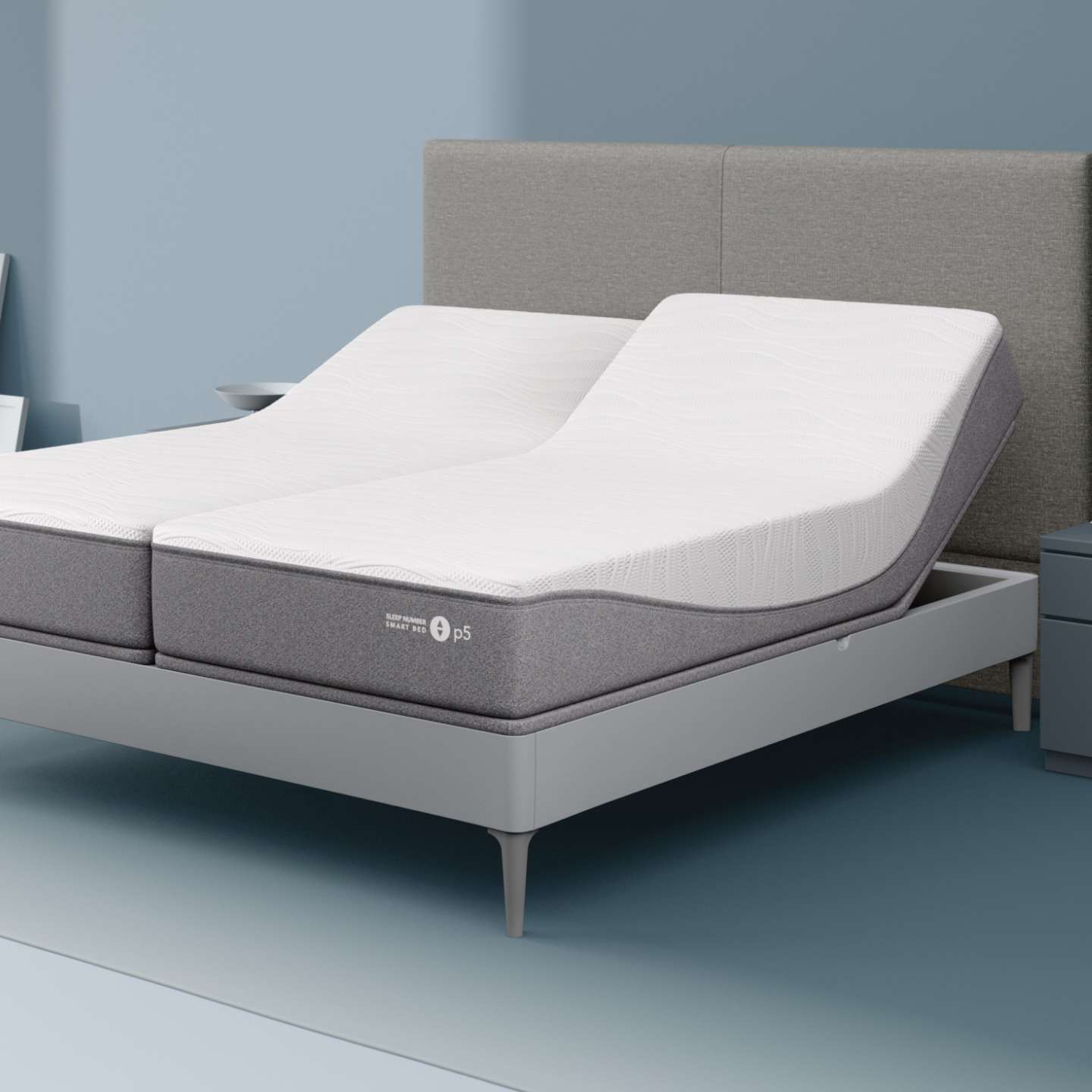 Sleep Number p5 mattress with a Split Channel headboard