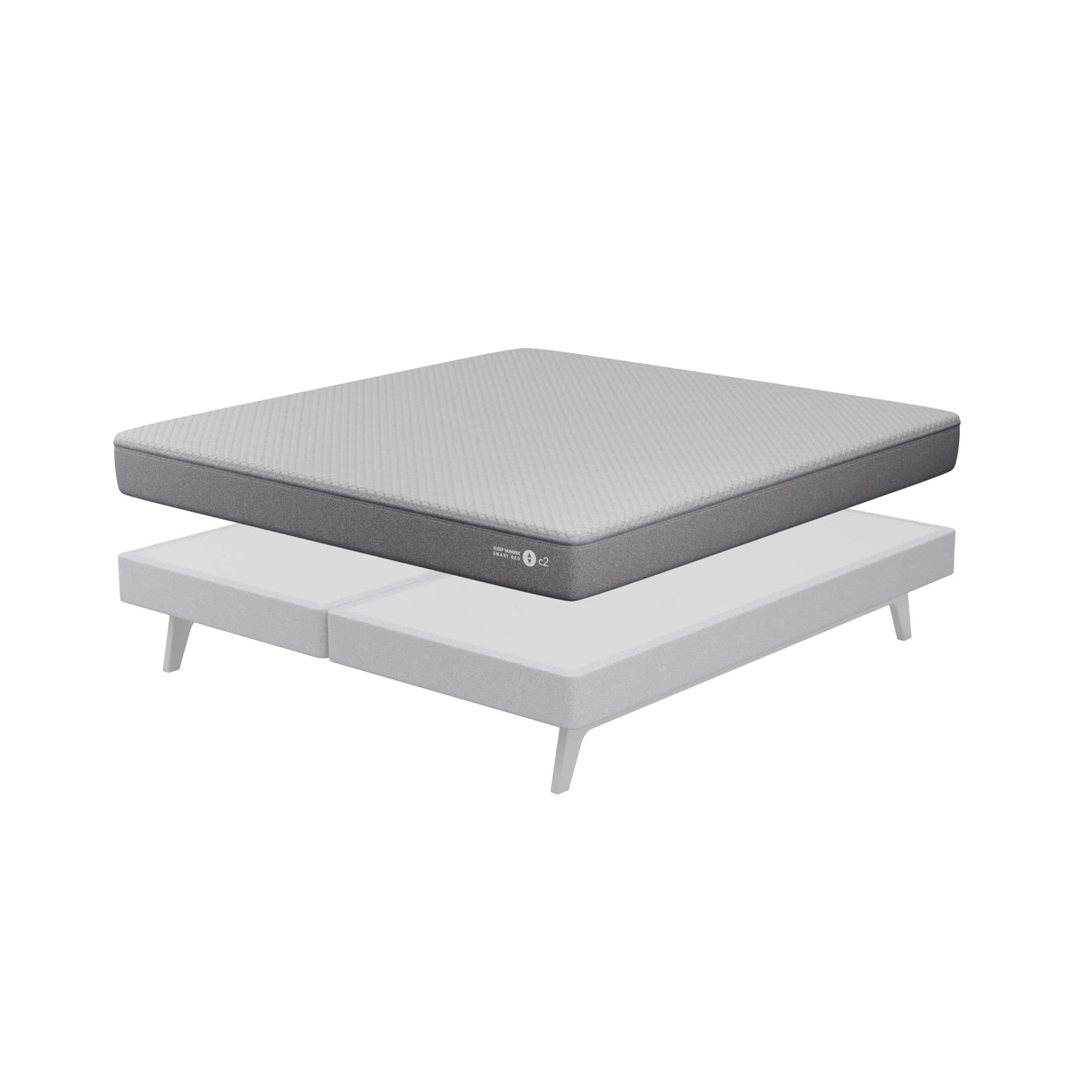 Sleep number p5 adjustable base split king mattress shop set