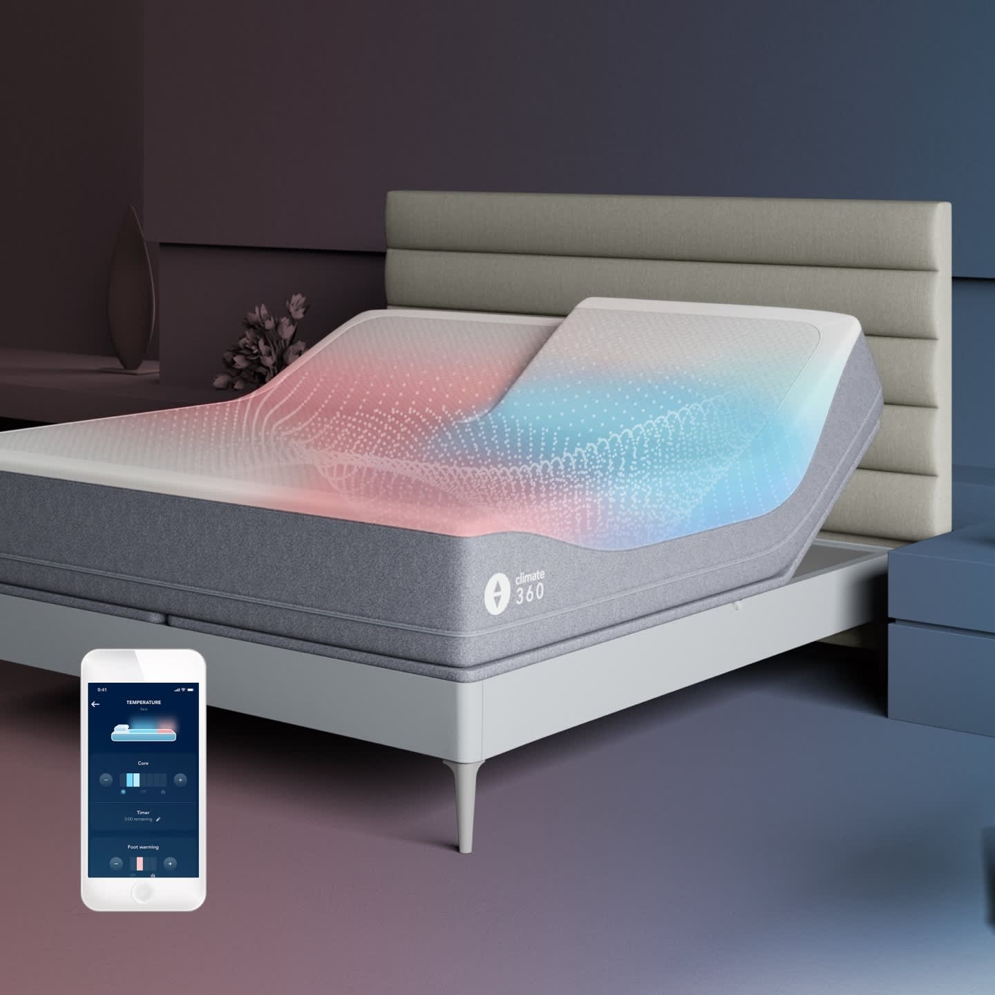 Heating cooling bed sales