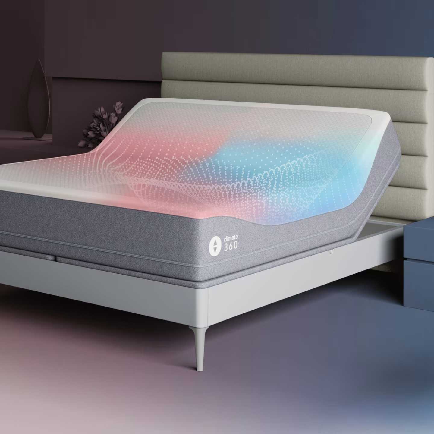 Sleep Number Climate 360 smart bed with adjustable firmness and temperature control