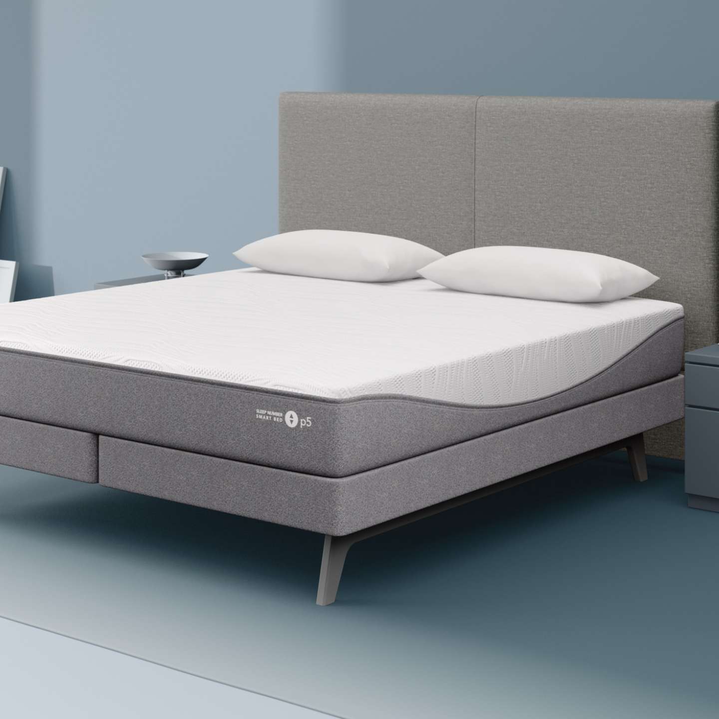 Sleep Number p5 mattress with a Split Channel headboard