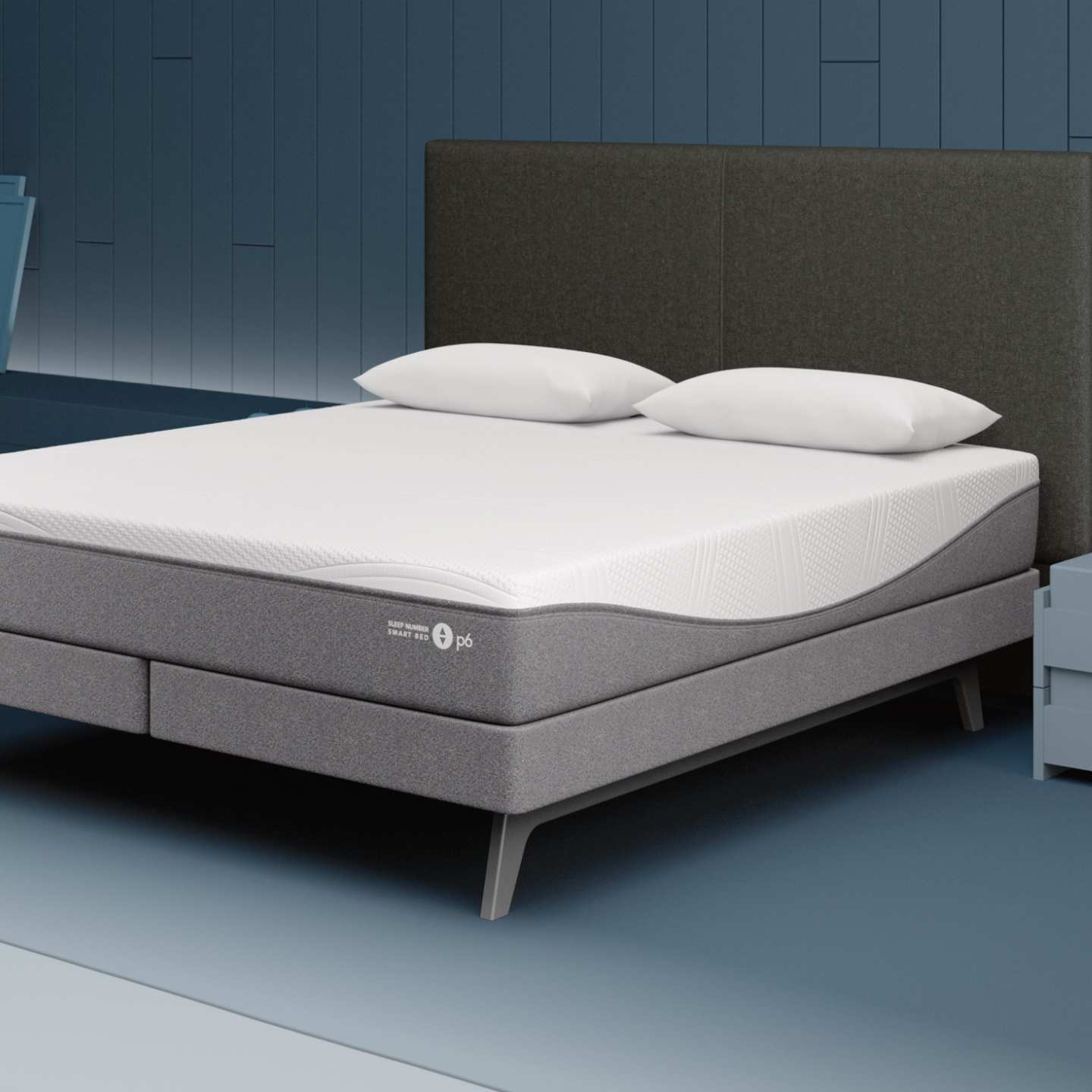 Sleep Number p6 mattress with a Split Channel headboard