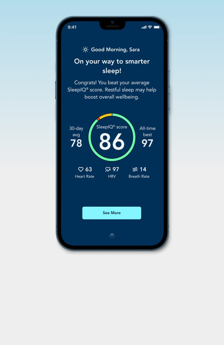 Sleep number app top