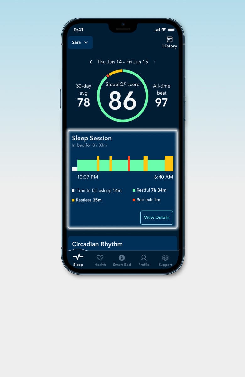 Sleep number responsive air cheap
