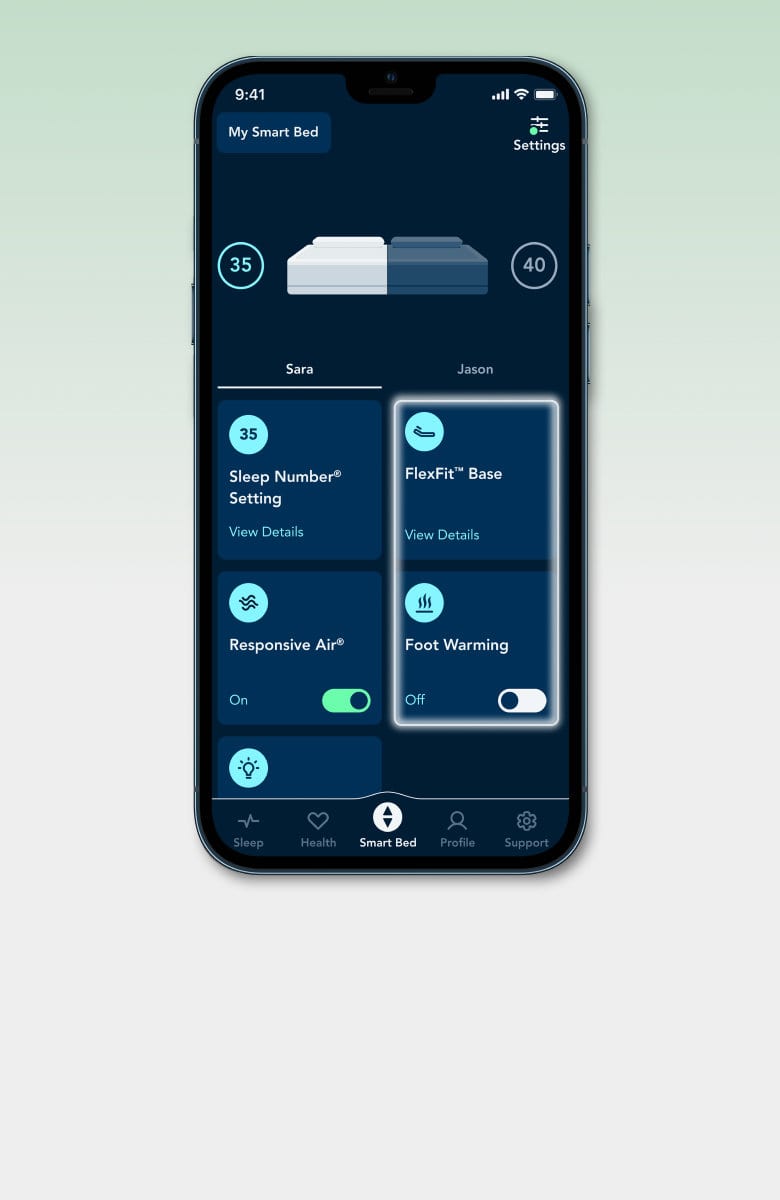 Sleep number setting deals