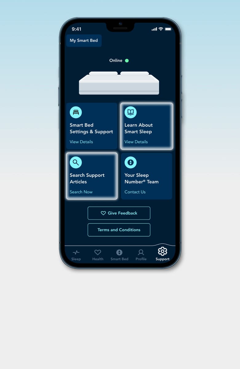 Sleep number app top