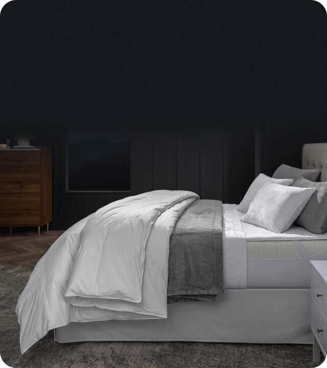 Sleep Number online Smart Classics Duvet Set, California King, White - Made in U.S.A.